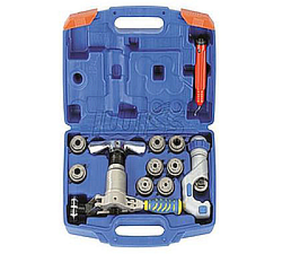 Excentric copper pipe flaring tool kit